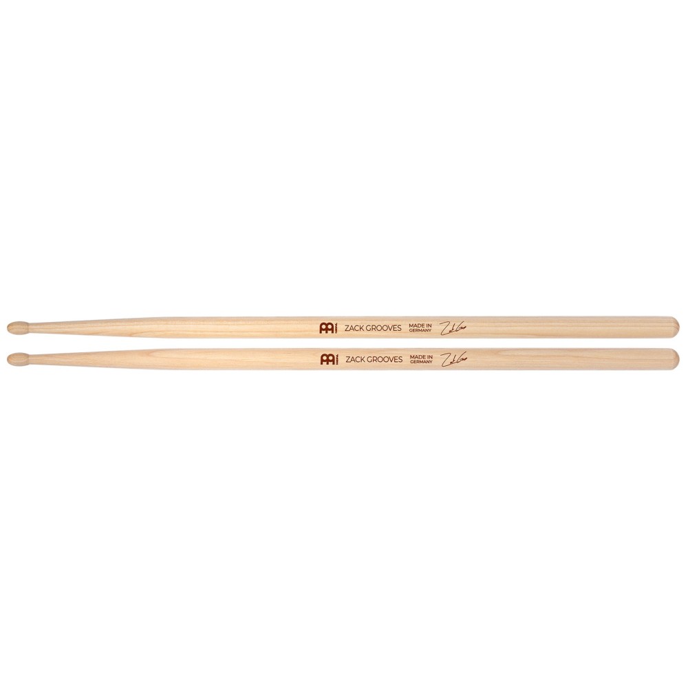 Барабанні палички MEINL Zack Grooves Signature Hickory Wood Tip Drum Stick SB606