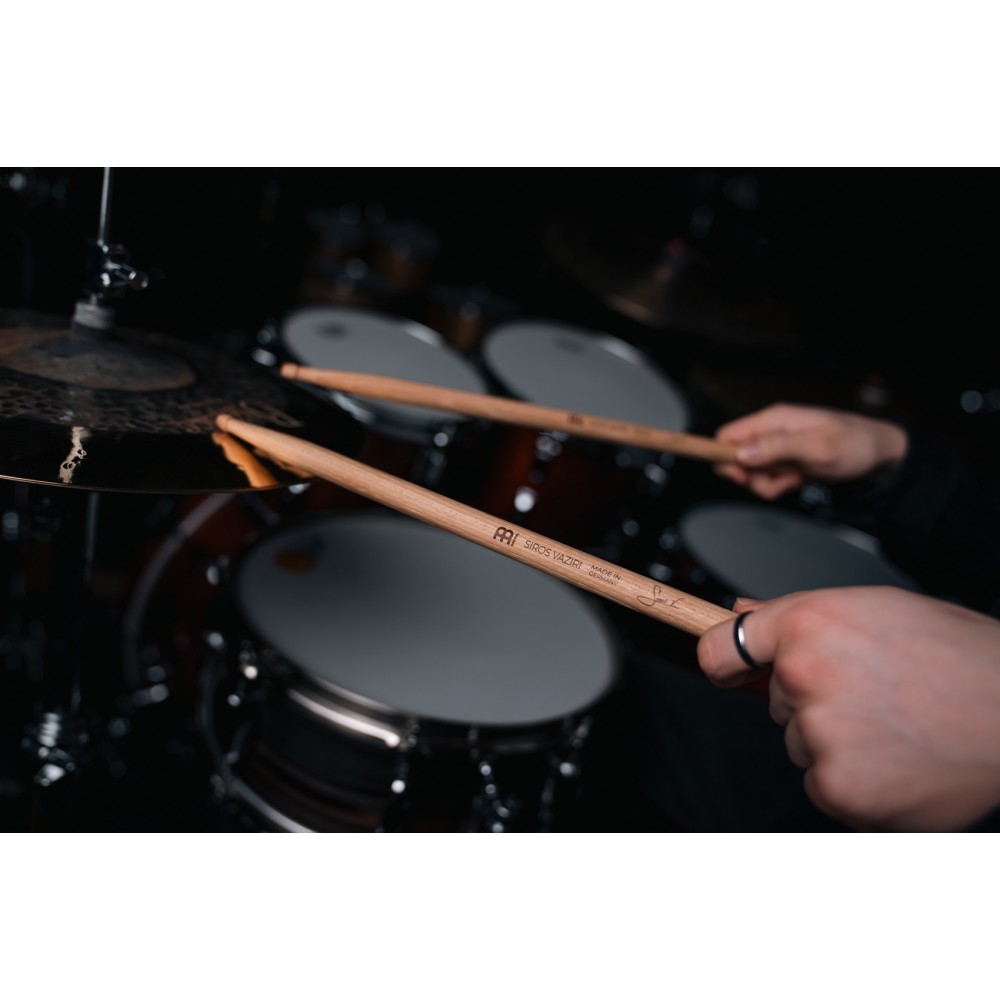 Барабанні палички MEINL Siros Vaziri Signature Hickory Wood Tip Drum Stick SB608