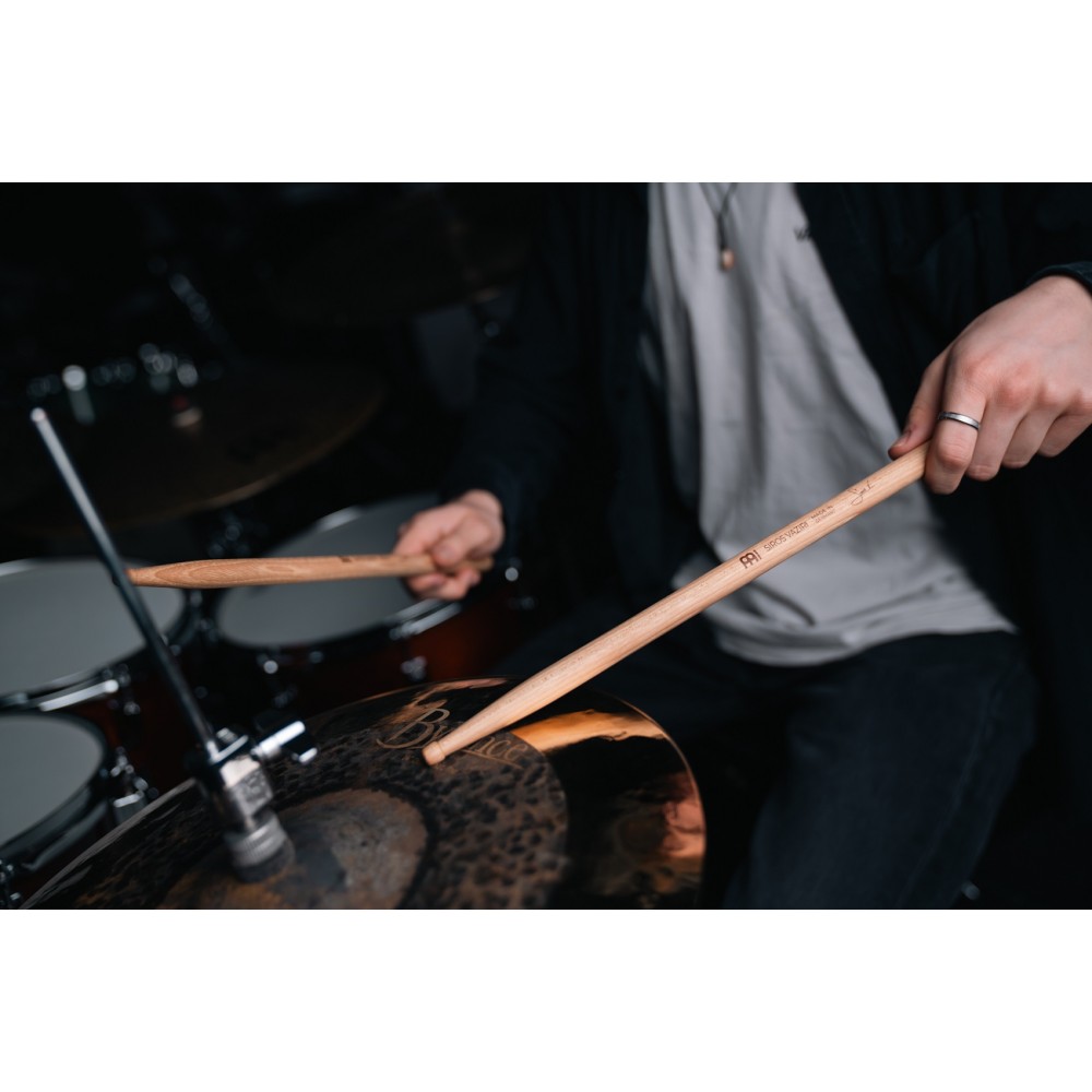 Барабанні палички MEINL Siros Vaziri Signature Hickory Wood Tip Drum Stick SB608