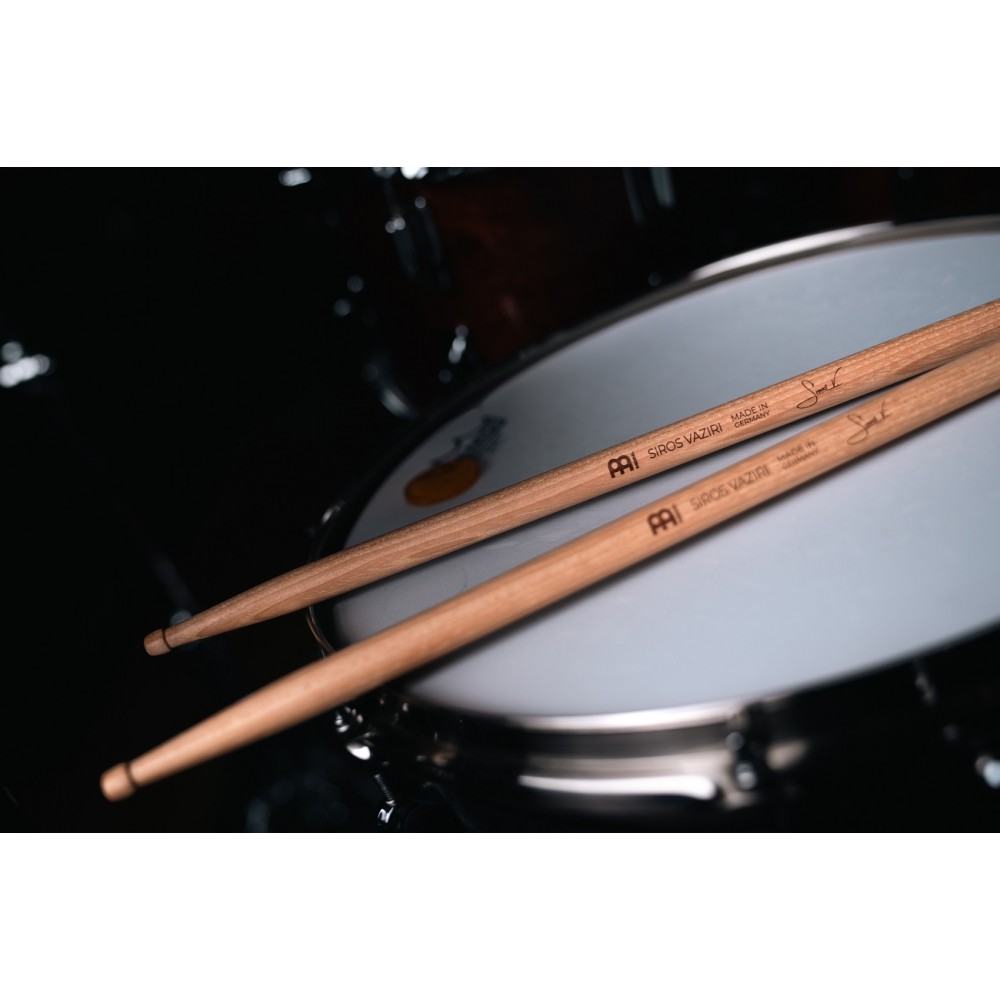 Барабанні палички MEINL Siros Vaziri Signature Hickory Wood Tip Drum Stick SB608