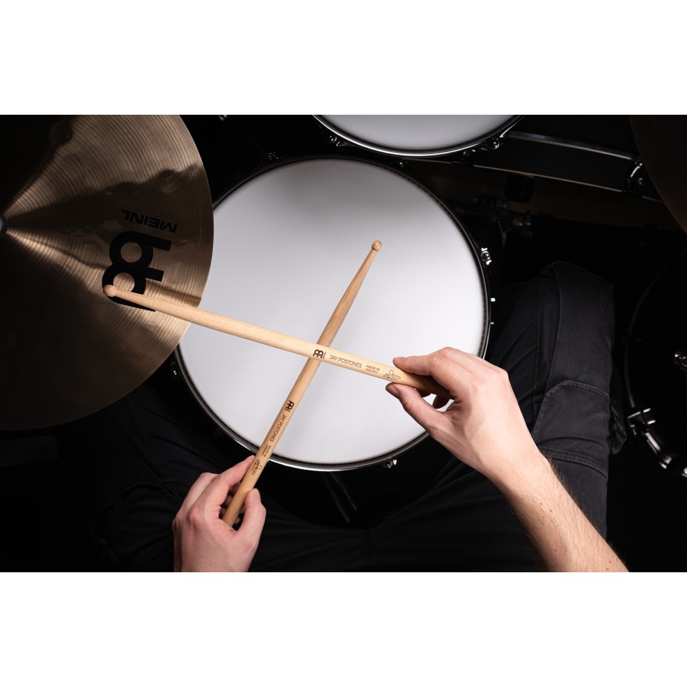 Барабанні палички MEINL Jay Postones Signature Hickory Wood Tip Drum Stick SB618 Барабанні палички MEINL Jay Postones Signature Hickory Wood Tip Drum Stick SB618