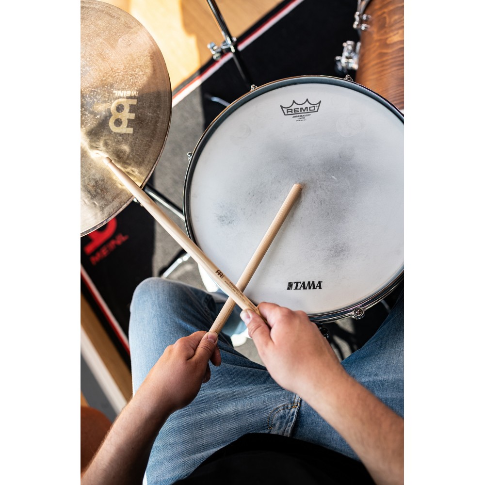 Барабанні палички MEINL Hybrid 8A Hickory Wood Tip Drum Stick SB132