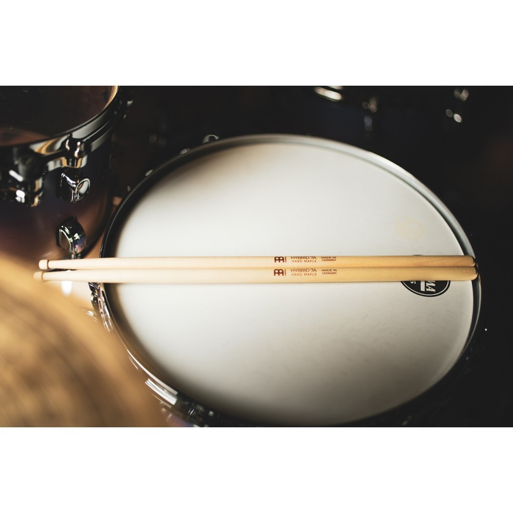 Барабанні палички MEINL Hybrid 7A Hard Maple Wood Tip Drum Stick SB134