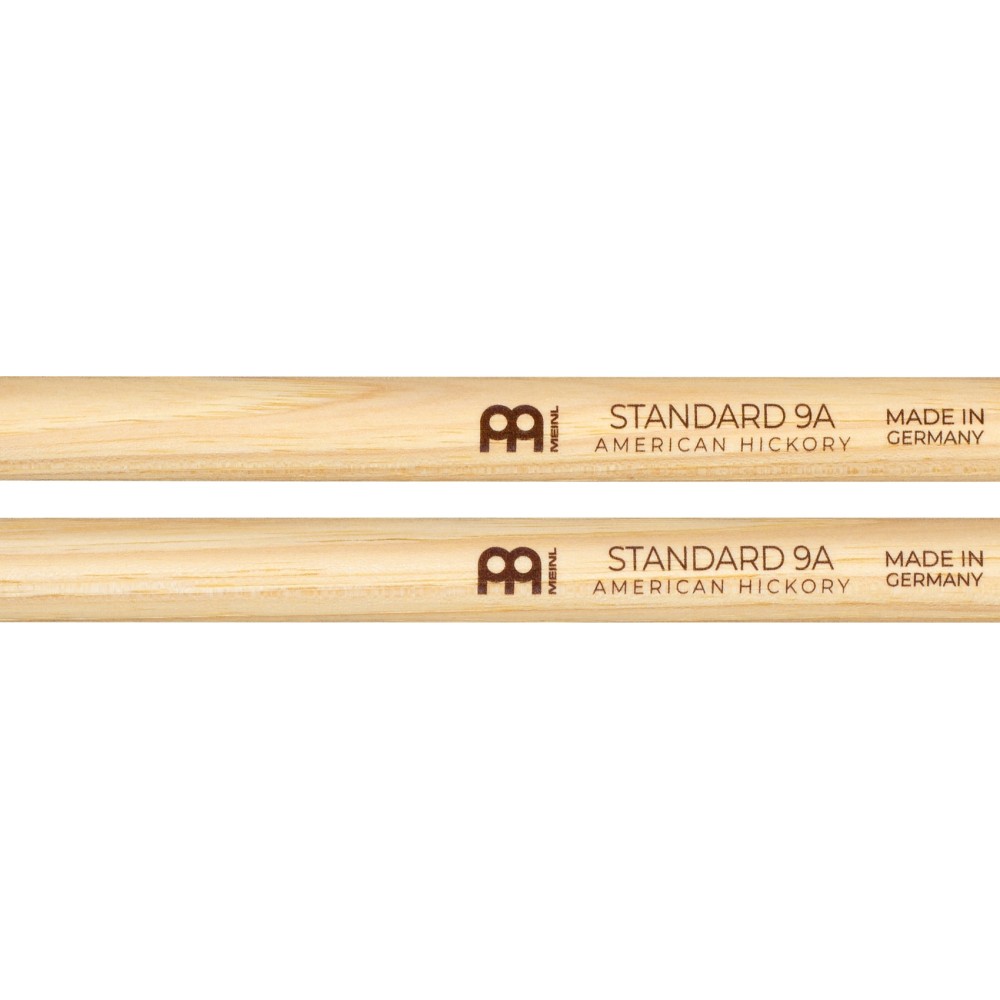 Барабанні палички MEINL Standard 9A Hickory Wood Tip Drum Stick SB143