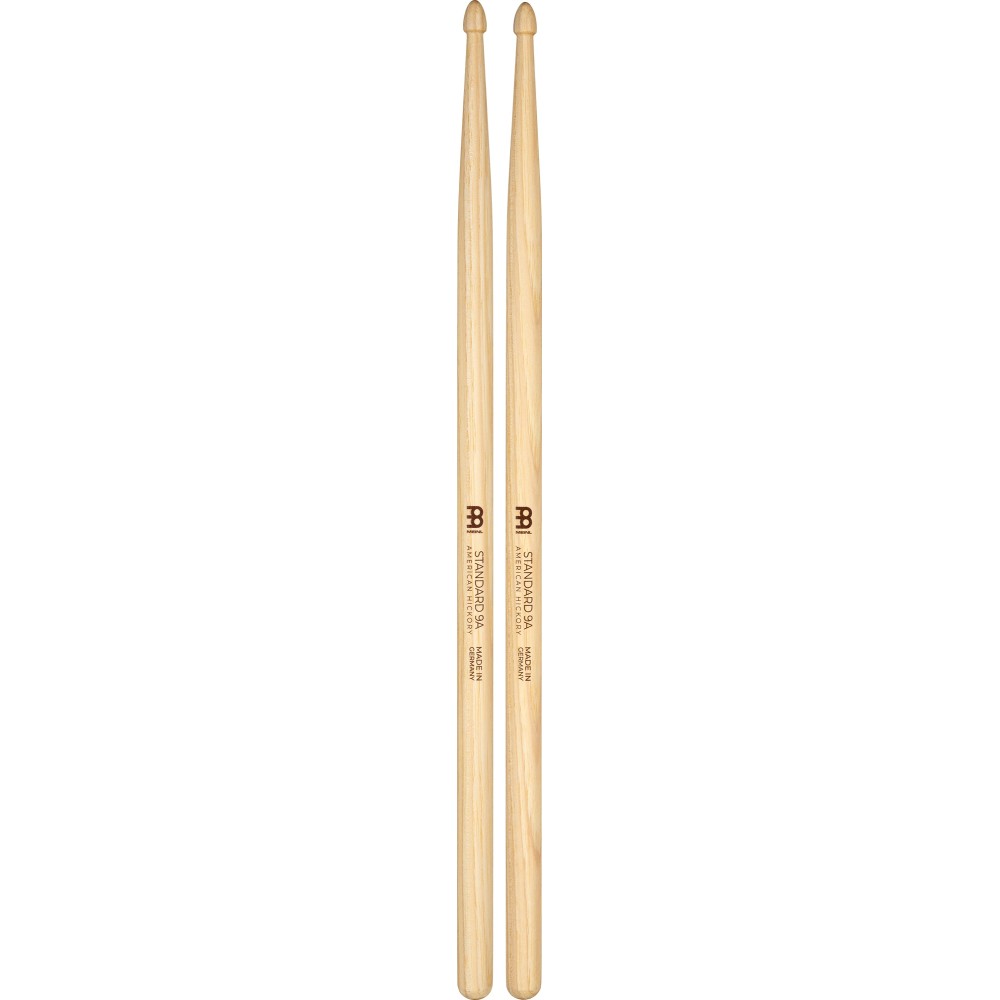 Барабанні палички MEINL Standard 9A Hickory Wood Tip Drum Stick SB143