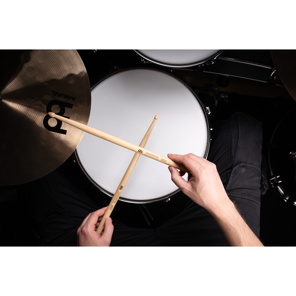 Барабанні палички MEINL Standard 9A Hickory Wood Tip Drum Stick SB143