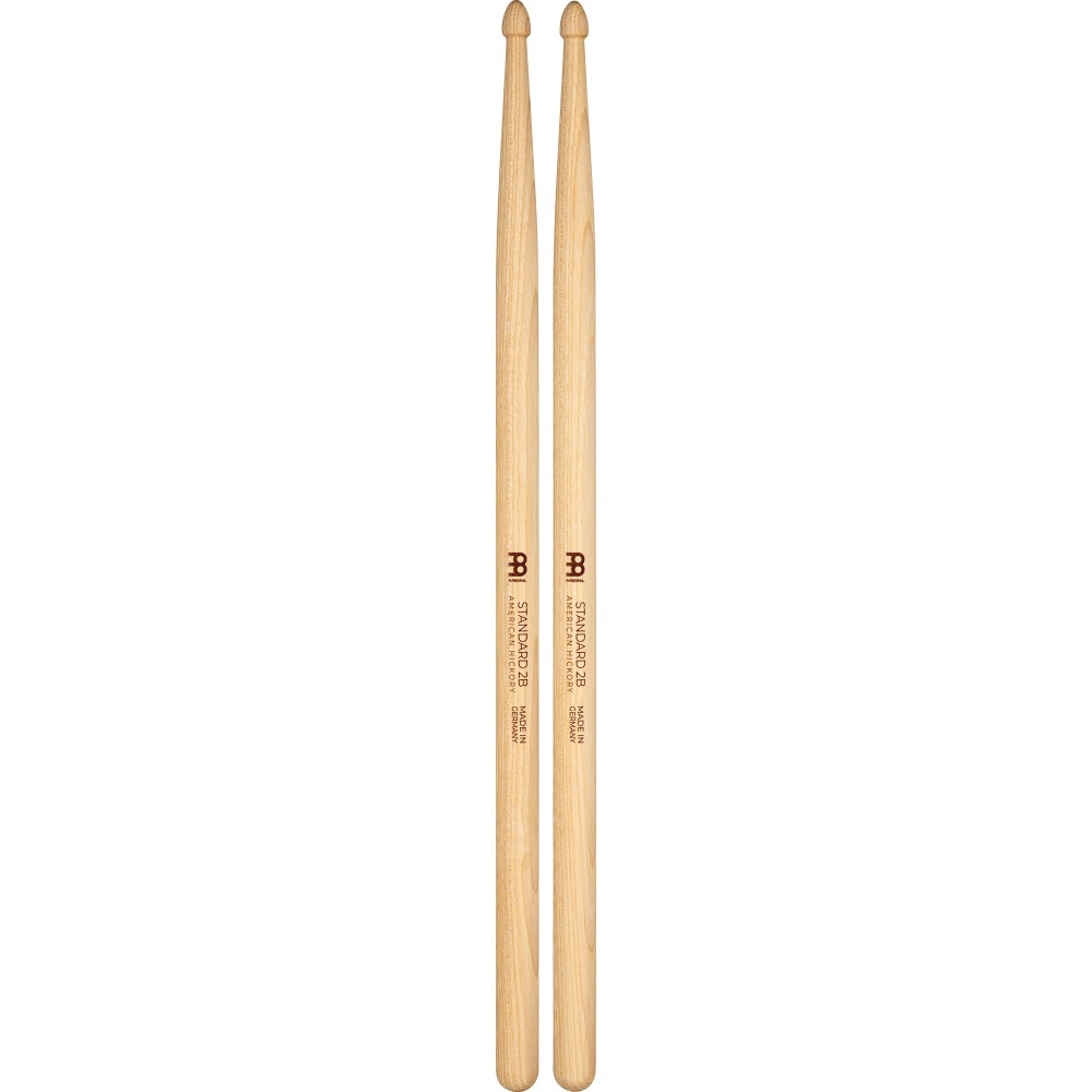 Барабанні палички MEINL Standard 2B Hickory Wood Tip Drum Stick SB144