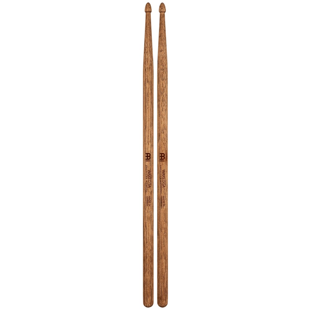 Барабанні палички MEINL Stick & Brush Waxed 5A Hickory Wood Tip Drum Stick SB701