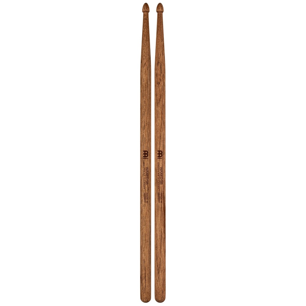 Барабанні палички MEINL Stick & Brush Waxed 5B Hickory Wood Tip Drum Stick SB702 Барабанні палички MEINL Stick & Brush Waxed 5B Hickory Wood Tip Drum Stick SB702