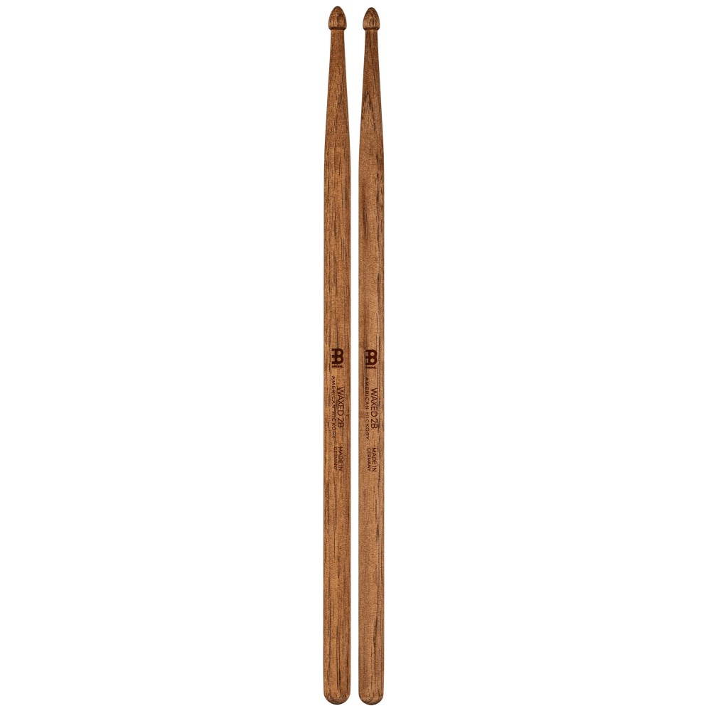 Барабанні палички MEINL Stick & Brush Waxed 2B Hickory Wood Tip Drum Stick SB703 Барабанні палички MEINL Stick & Brush Waxed 2B Hickory Wood Tip Drum Stick SB703