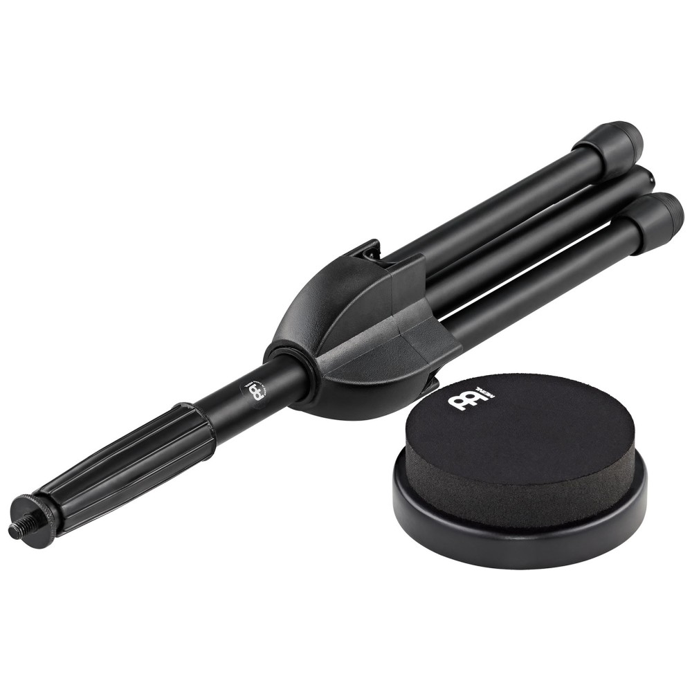 4" Тренувальний пед для рук MEINL Marshmallow Black Practice Pad Set With Practice Pad Stand MMP4BK-MPPS