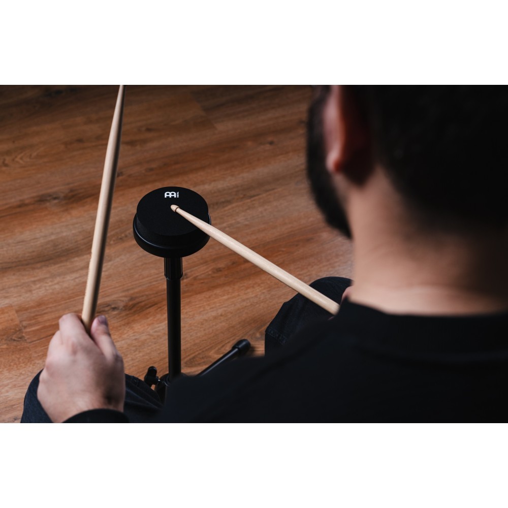 4" Тренувальний пед для рук MEINL Marshmallow Black Practice Pad Set With Practice Pad Stand MMP4BK-MPPS