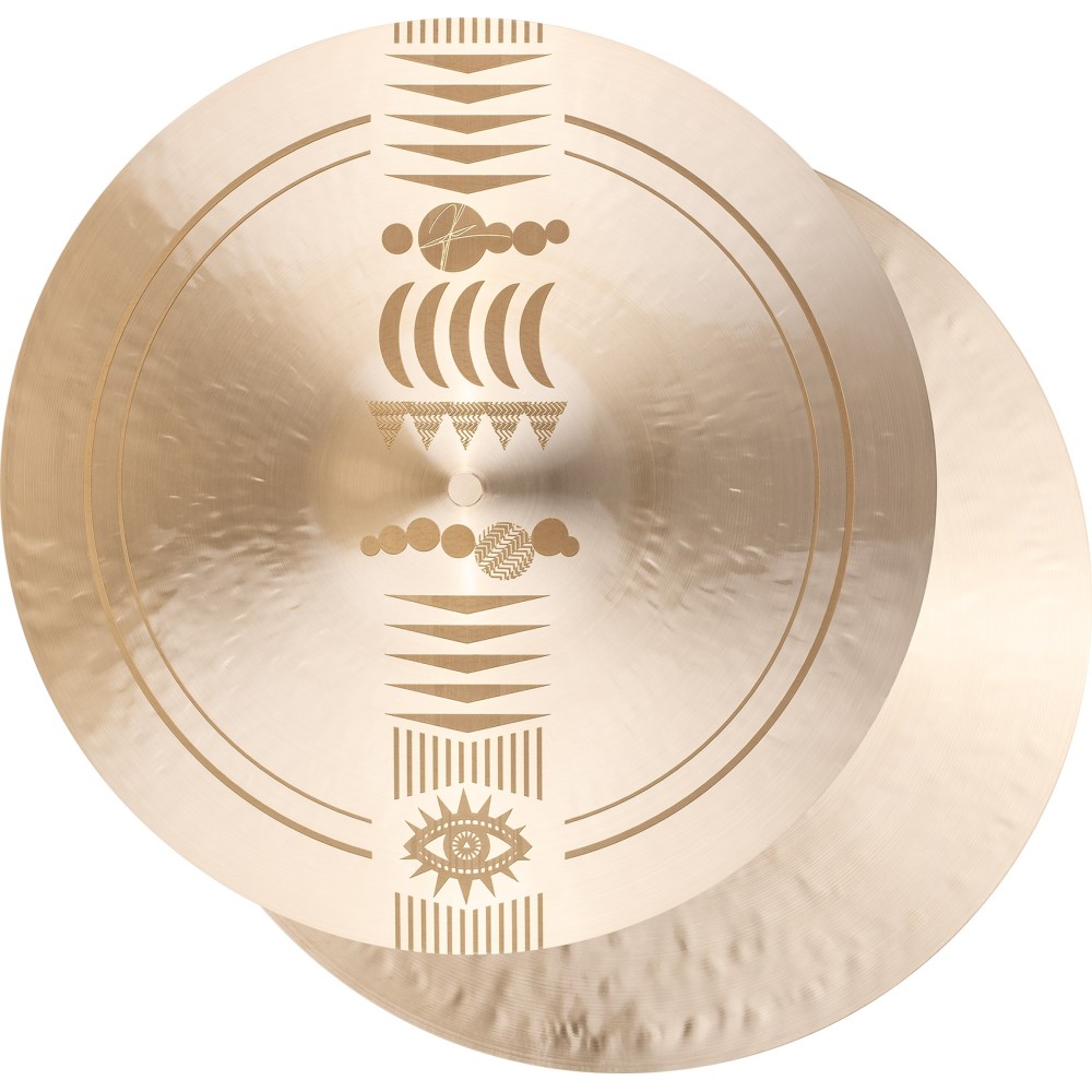 14" MEINL Cymbals Artist Design Cymbal Anika Nilles Lunar Hats AD4 14" MEINL Cymbals Artist Design Cymbal Anika Nilles Lunar Hats AD4