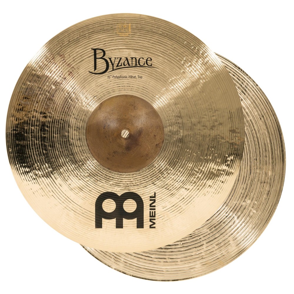15" MEINL Byzance Brilliant Polyphonic Hihat 15" MEINL Byzance Brilliant Polyphonic Hihat