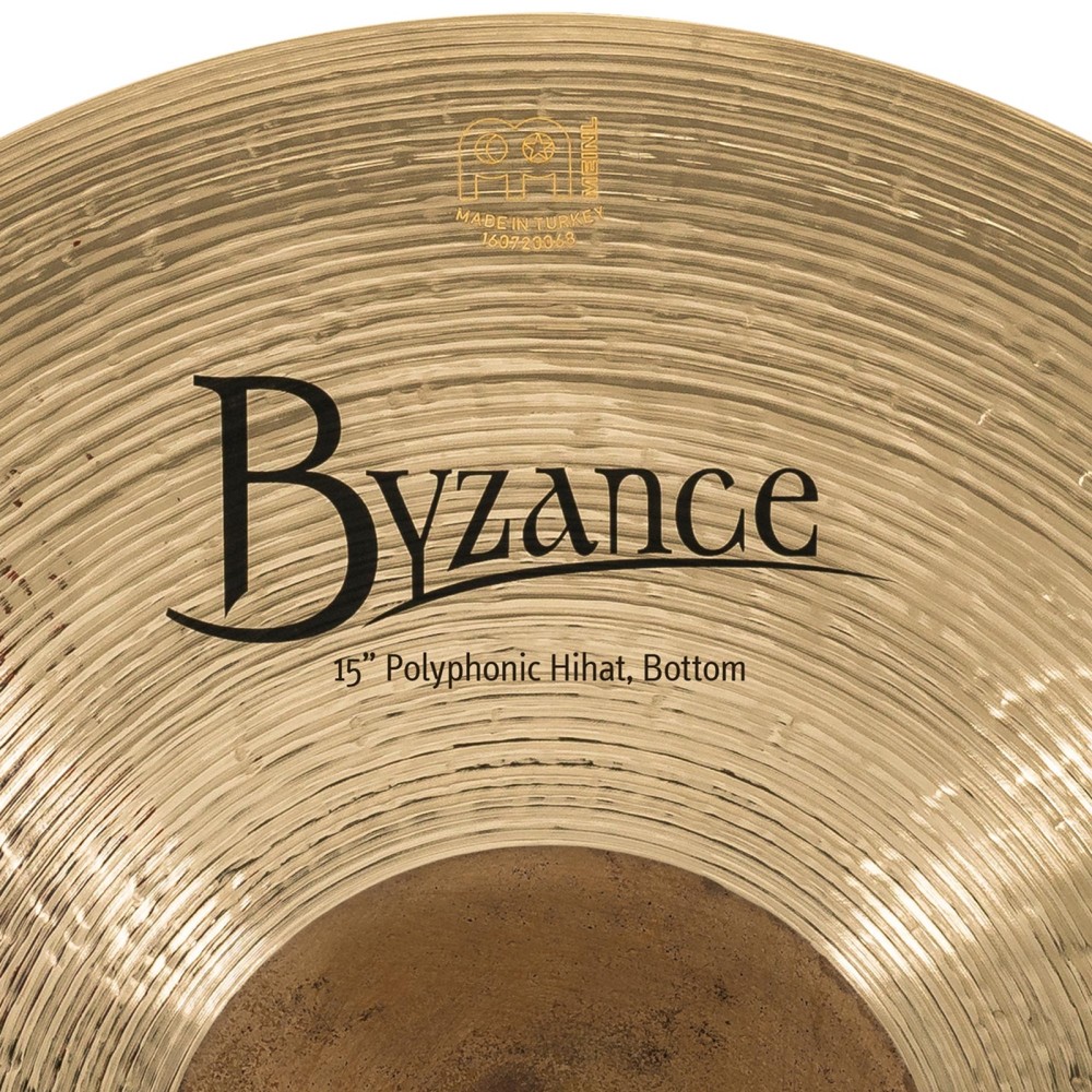15" MEINL Byzance Brilliant Polyphonic Hihat 15" MEINL Byzance Brilliant Polyphonic Hihat