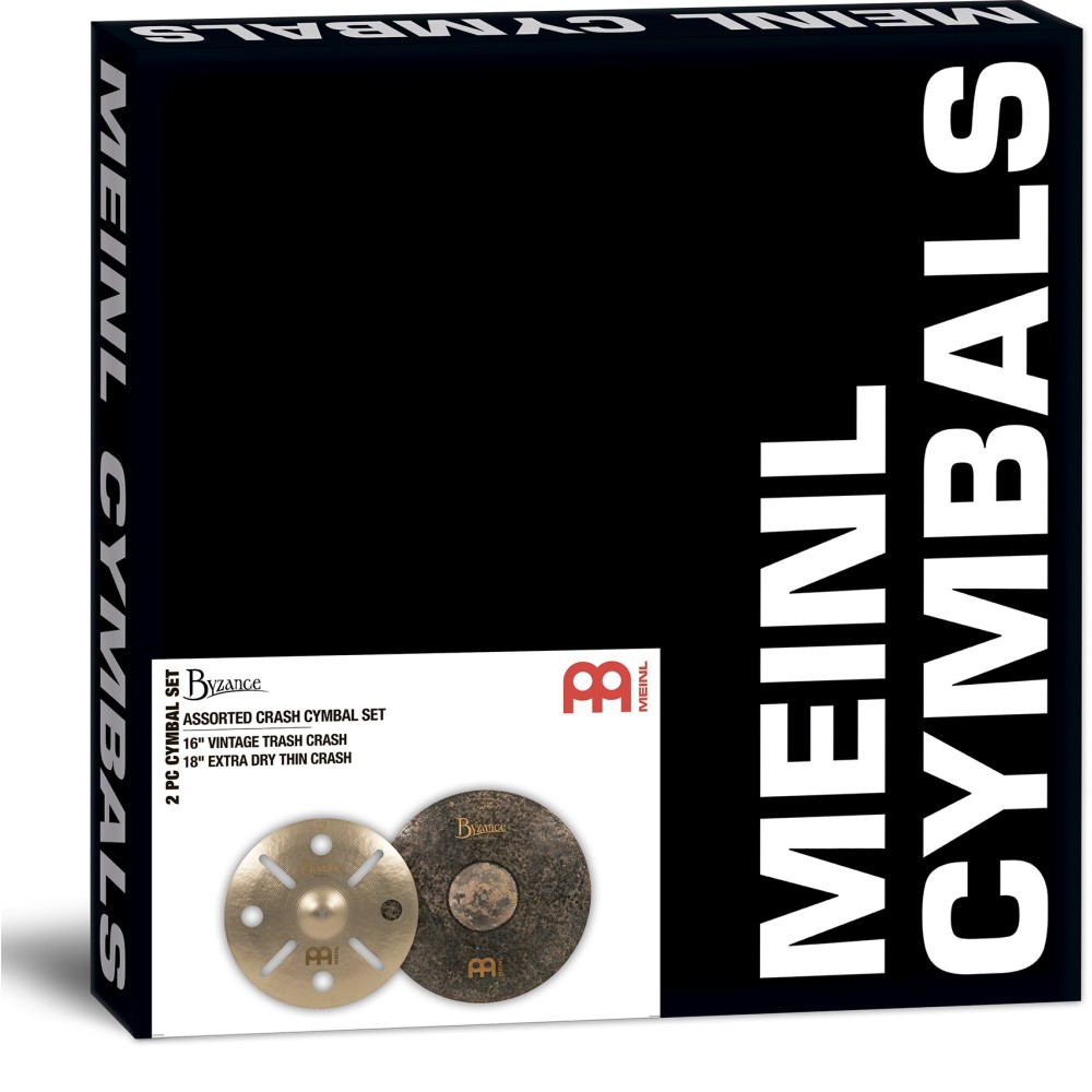 MEINL Byzance 16/18 Assorted Crash Cymbal Set