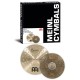 MEINL Byzance 18/20 Mixed Crash Pack Cymbal Set BMIX6