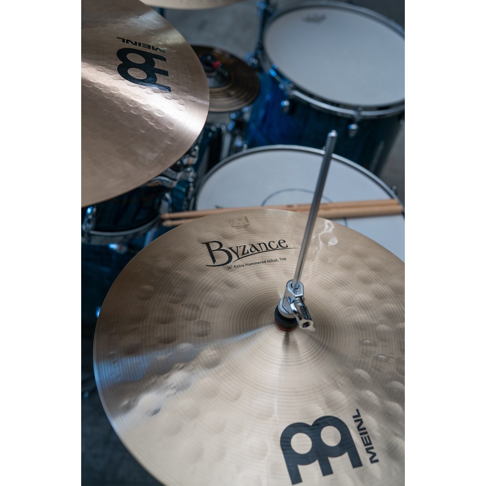 14" MEINL Cymbals Byzance Traditional Extra Hammered Hihat B14EHH 14" MEINL Cymbals Byzance Traditional Extra Hammered Hihat B14EHH