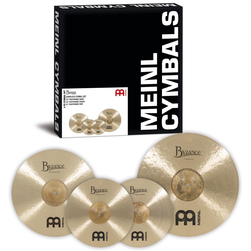 MEINL Byzance Traditional 15/18/21 Complete Cymbal Set