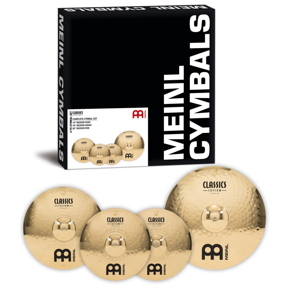 MEINL Classics Custom Brilliant Complete Cymbal Set 14/18/20