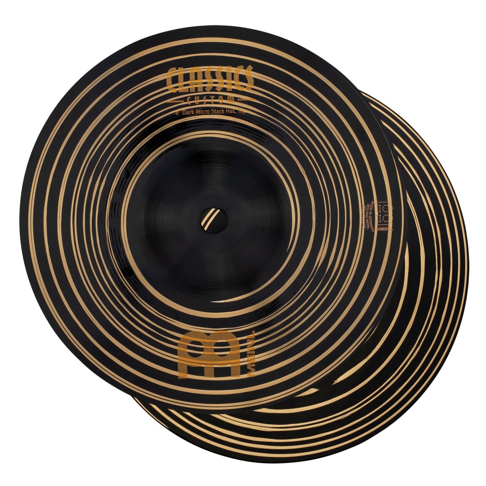 8" MEINL Cymbals Classics Custom Dark Micro Stack Hats CC8DAH