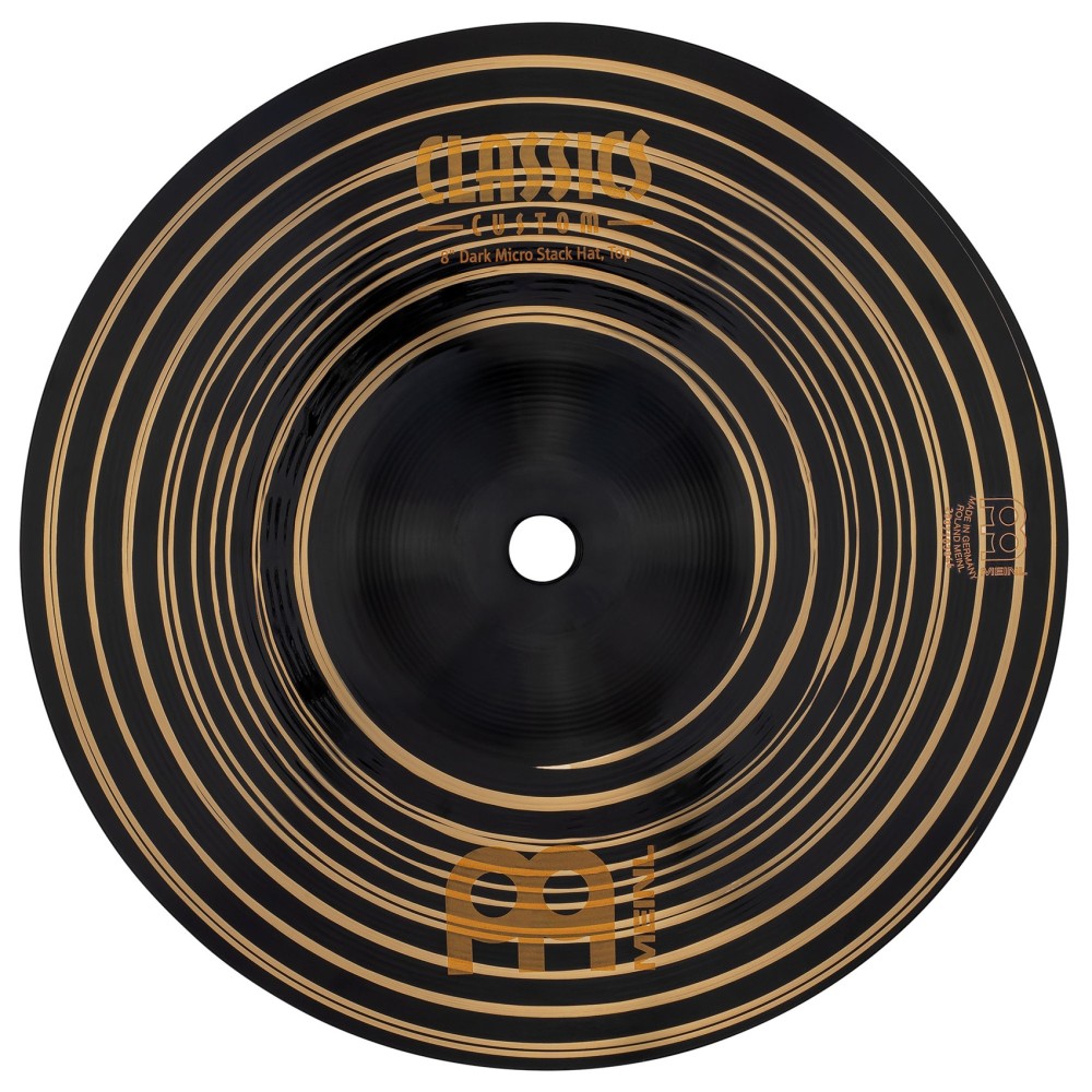8" MEINL Cymbals Classics Custom Dark Micro Stack Hats CC8DAH