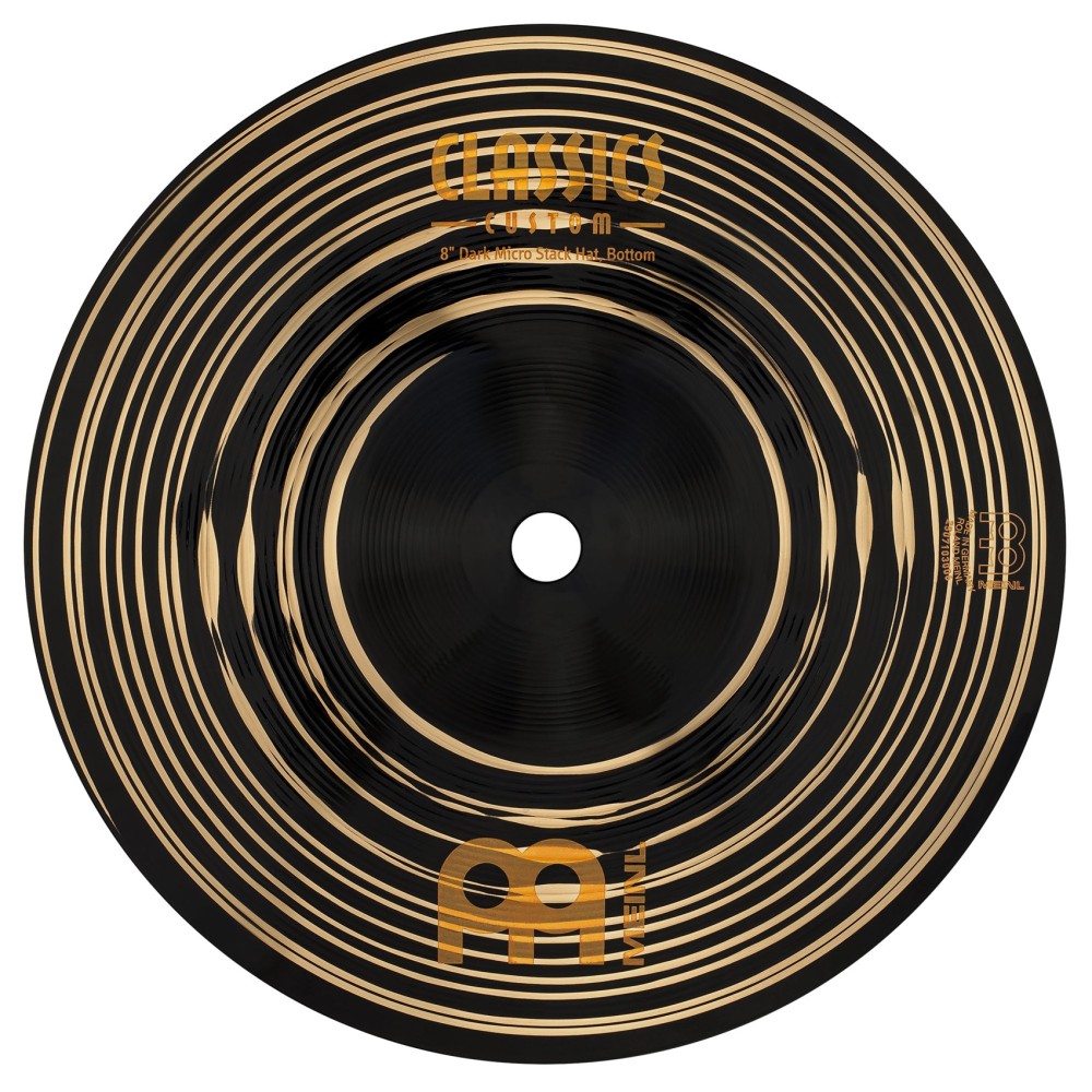 8" MEINL Cymbals Classics Custom Dark Micro Stack Hats CC8DAH