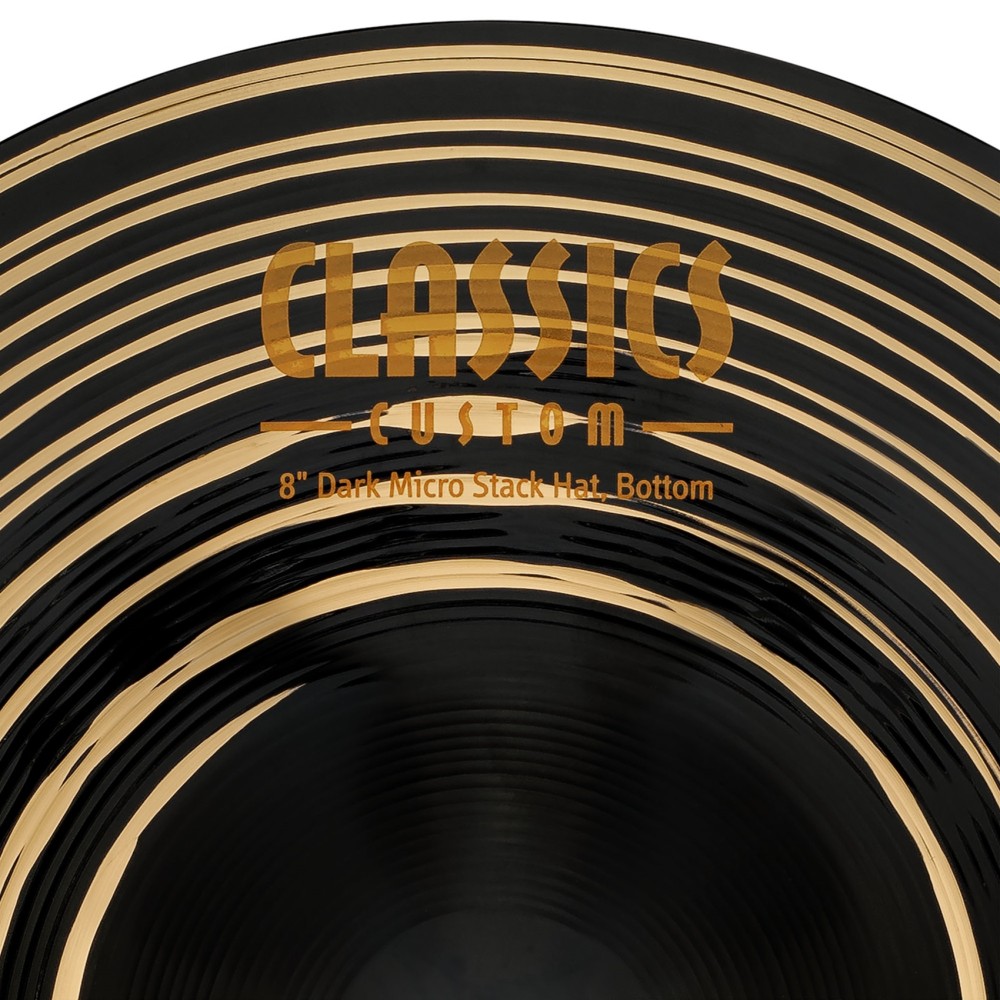 8" MEINL Cymbals Classics Custom Dark Micro Stack Hats CC8DAH