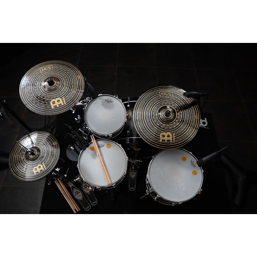 MEINL Cymbals HCS Dark 14/16/20 Complete Cymbal Set HCSD141620