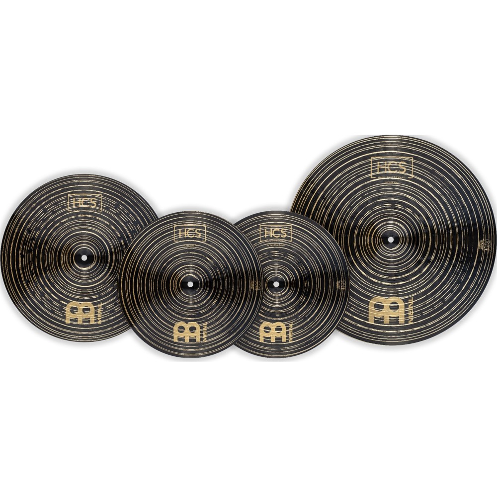 MEINL Cymbals HCS Dark 14/16/20 Complete Cymbal Set HCSD141620