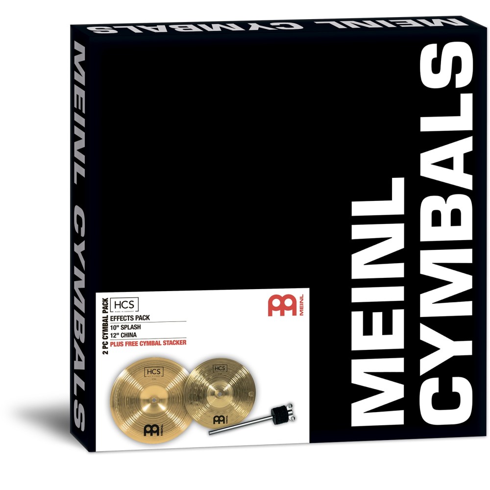 MEINL HCS 10/12 + Free Cymbal Stacker Effect Pack Cymbal Set