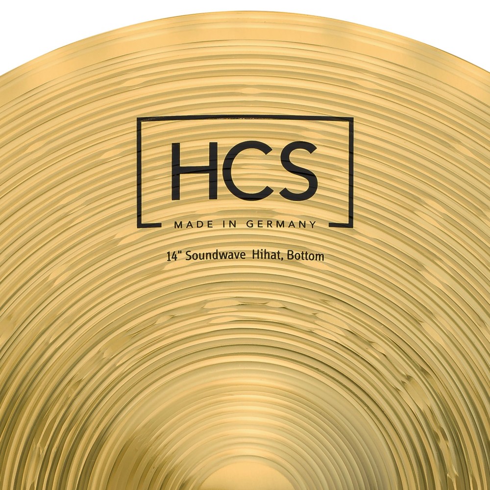 14" MEINL Cymbals HCS Soundwave Hihat HCS14SWH