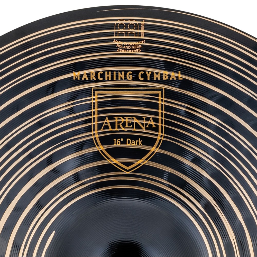16" MEINL Marching Professional Arena Dark Hand Cymbals B12 (Pair)
