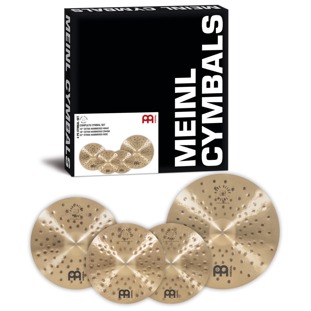 MEINL Pure Alloy 15/18/22 Complete Cymbal Set