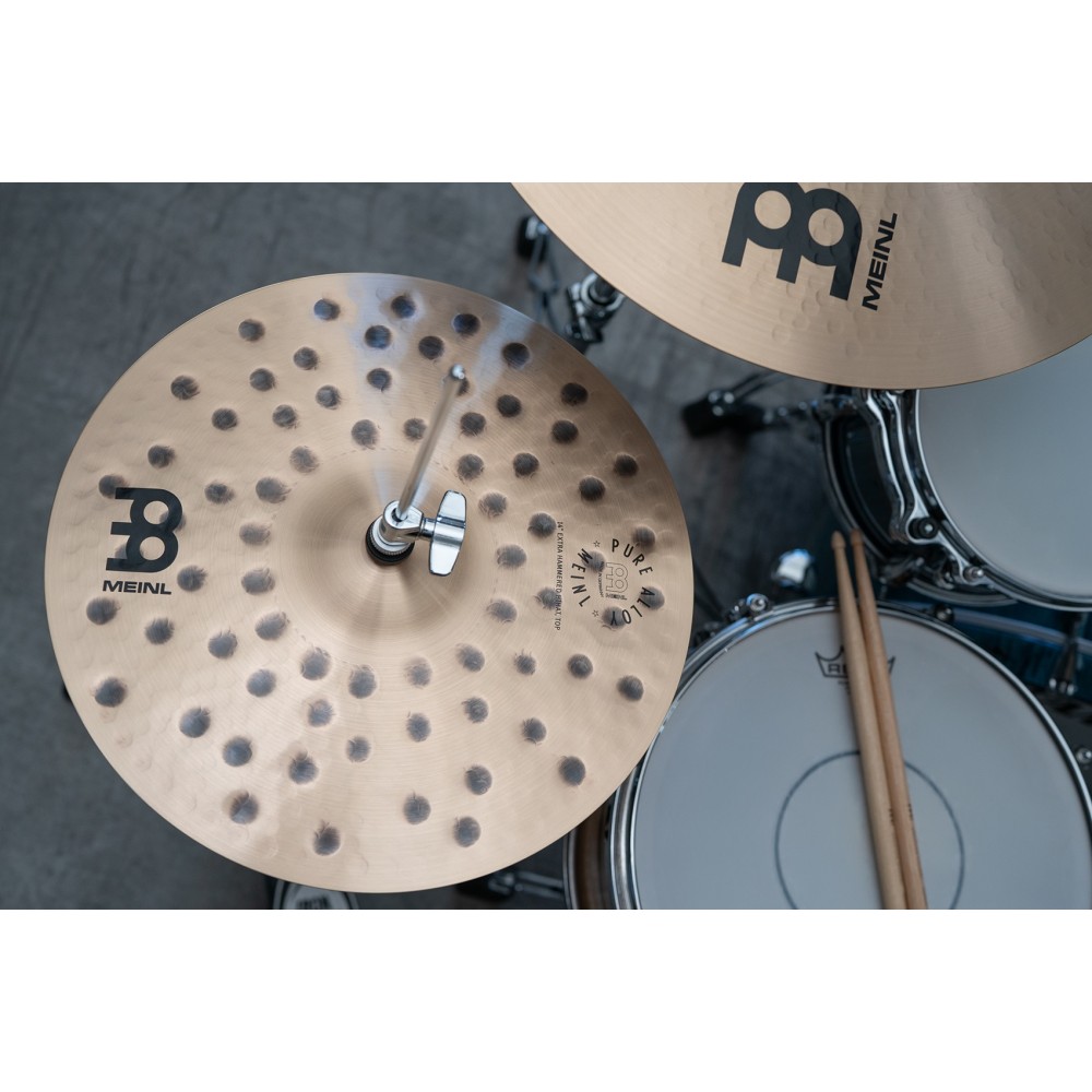 14" MEINL Cymbals Pure Alloy Extra Hammered Hihat PA14EHH 14" MEINL Cymbals Pure Alloy Extra Hammered Hihat PA14EHH