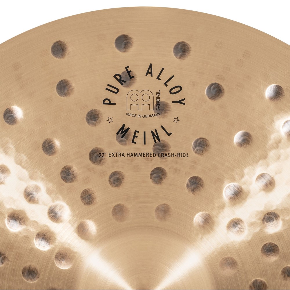 22" MEINL Pure Alloy Extra Hammered Crash-Ride