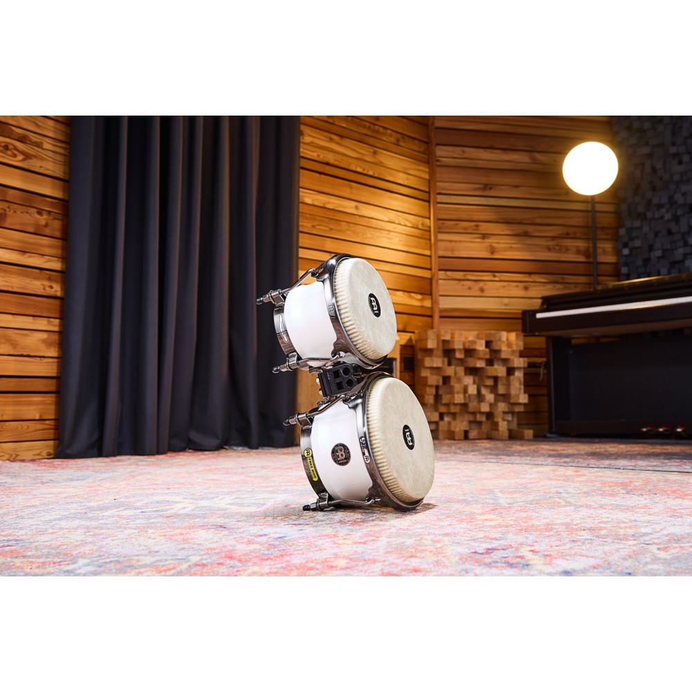 Бонги MEINL RS400PW Artist Series Roberto Serrano Signature Pearl White Bongo