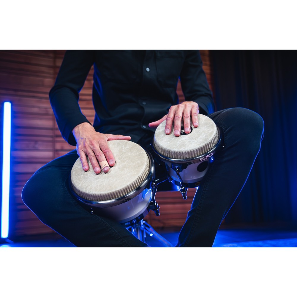 Бонги MEINL RS400PW Artist Series Roberto Serrano Signature Pearl White Bongo