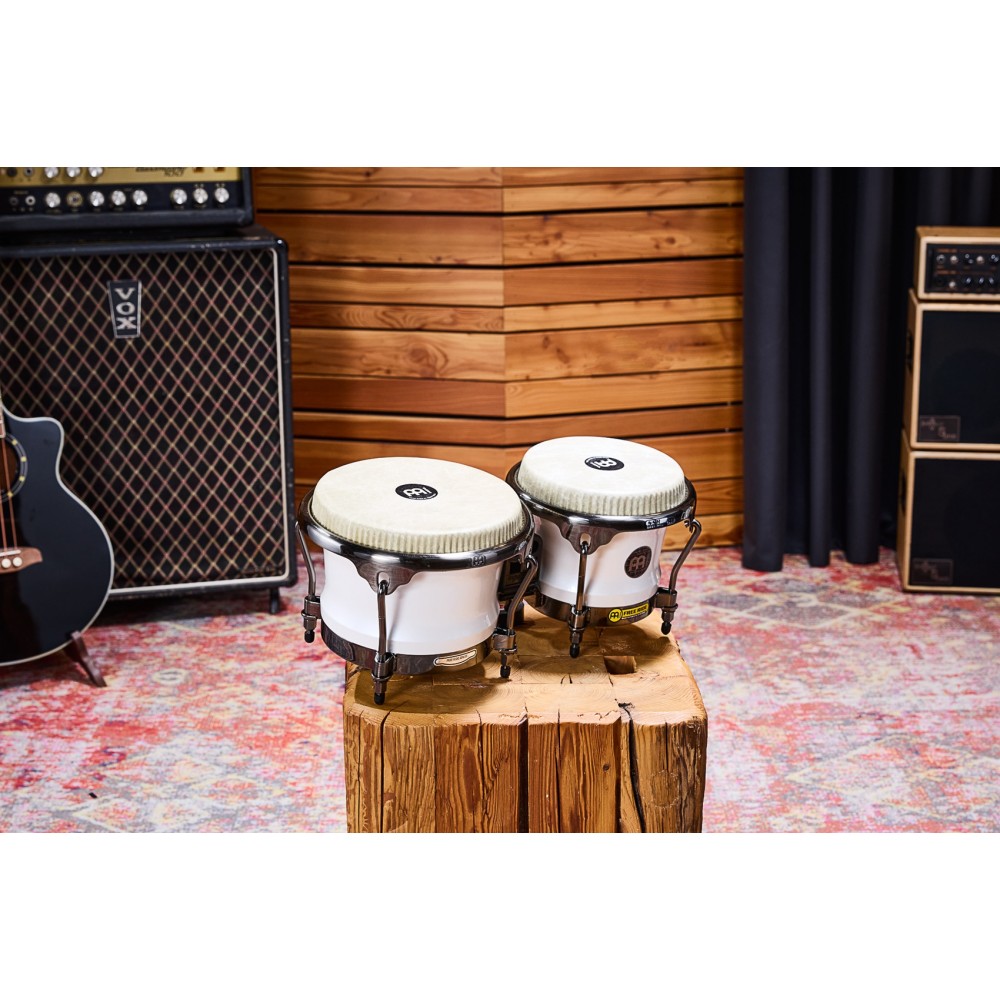 Бонги MEINL RS400PW Artist Series Roberto Serrano Signature Pearl White Bongo