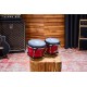 Бонги MEINL WBTR300WR Marathon© Traditional Series Wood Bongo Wine Red