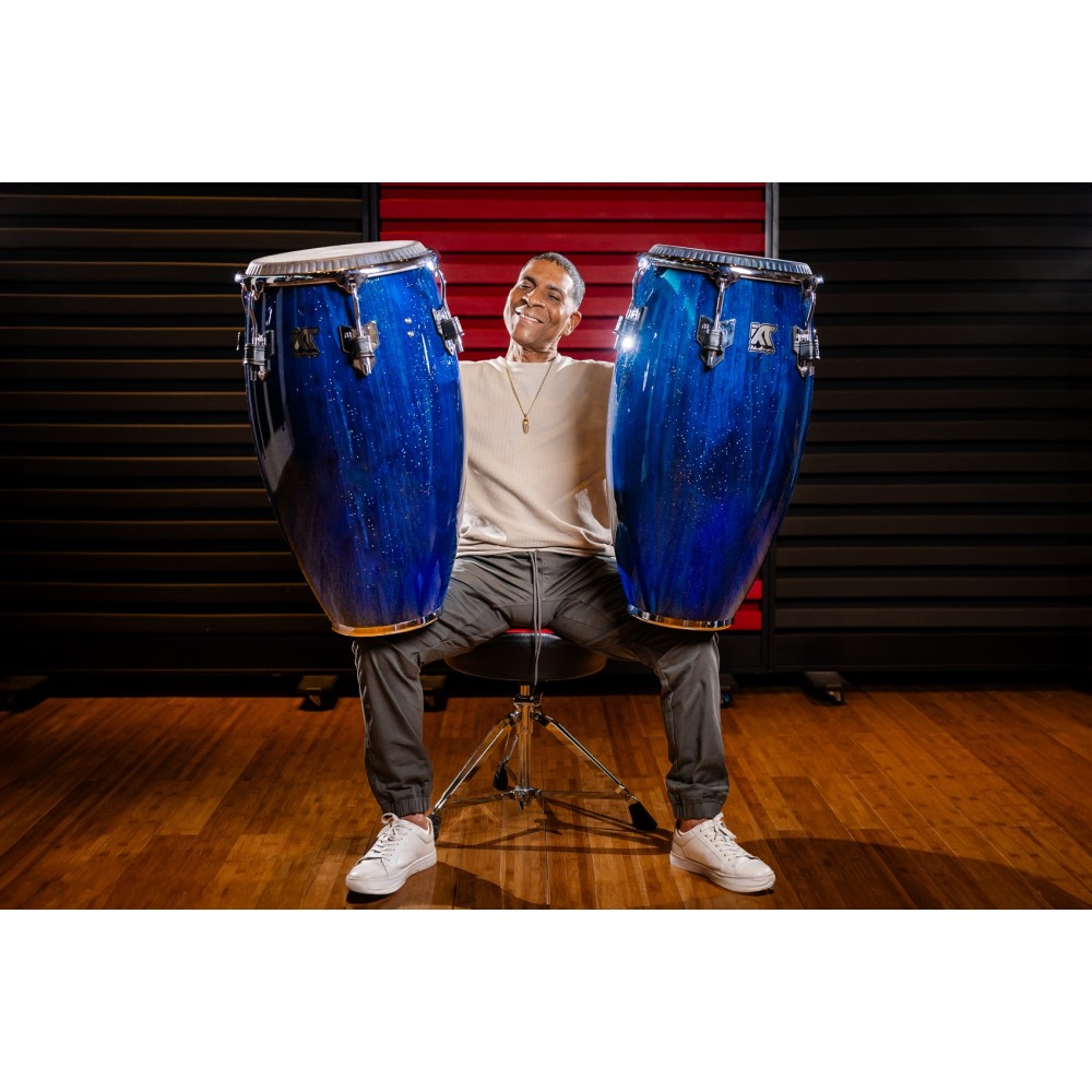 Конга MEINL Artist Series "Kachiro" Thompson Conga 11" Blue Wave WKT11BW Конга MEINL Artist Series "Kachiro" Thompson Conga 11" Blue Wave WKT11BW