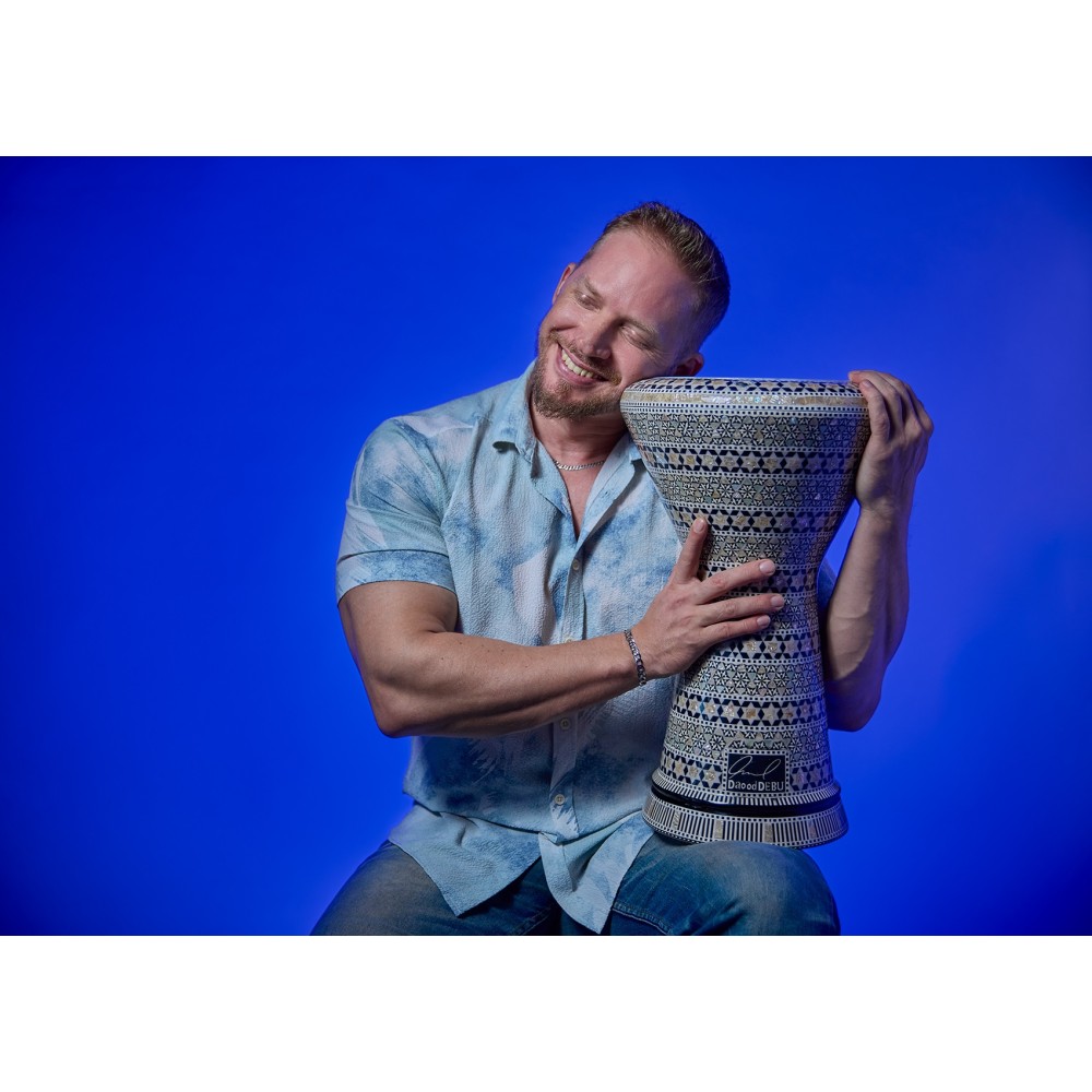 Думбек MEINL Percussion Daood Debu Signature Artisan Edition White Pearl Doumbek AEED6