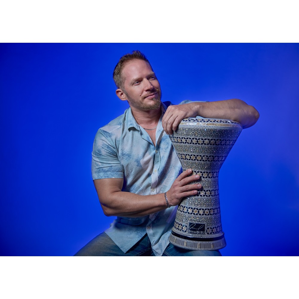 Думбек MEINL Percussion Daood Debu Signature Artisan Edition White Pearl Doumbek AEED6