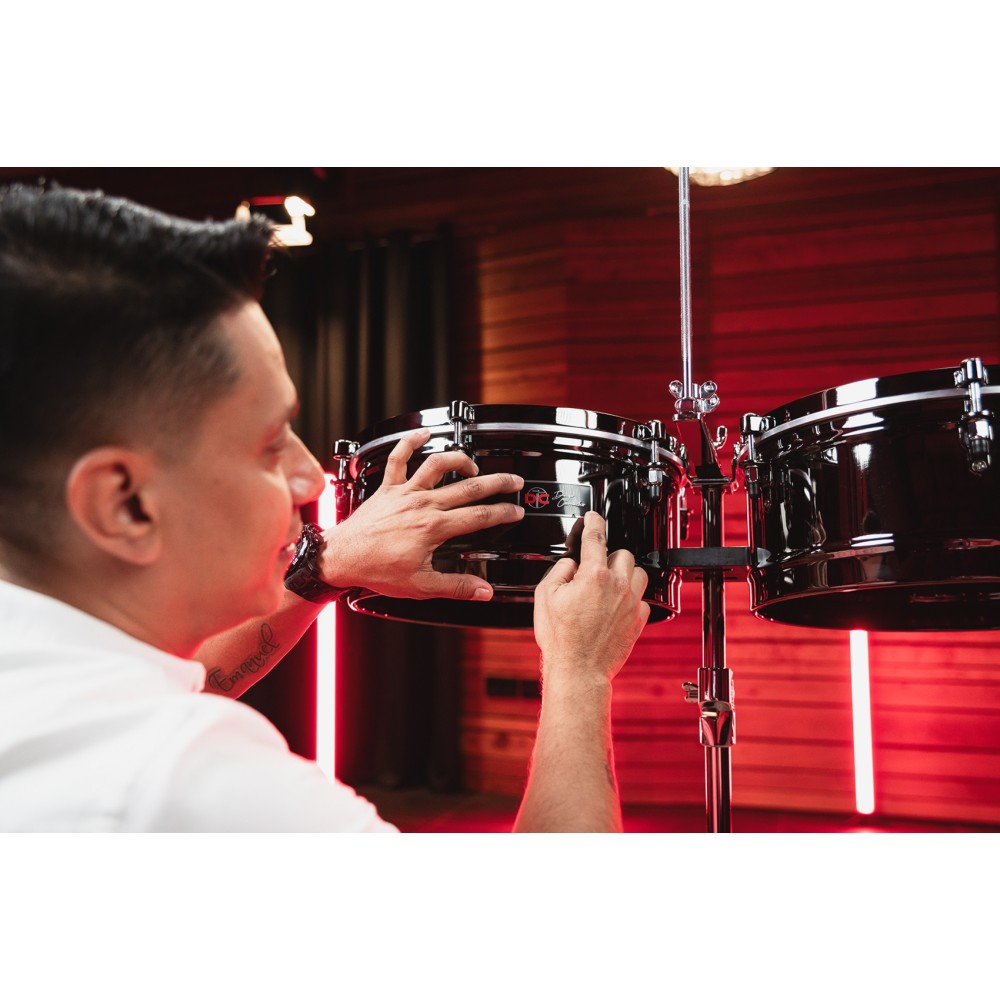 Тімбалес MEINL Artist Series "Diego Camacho" Timbales 14" & 15" Black Diamond DC1415