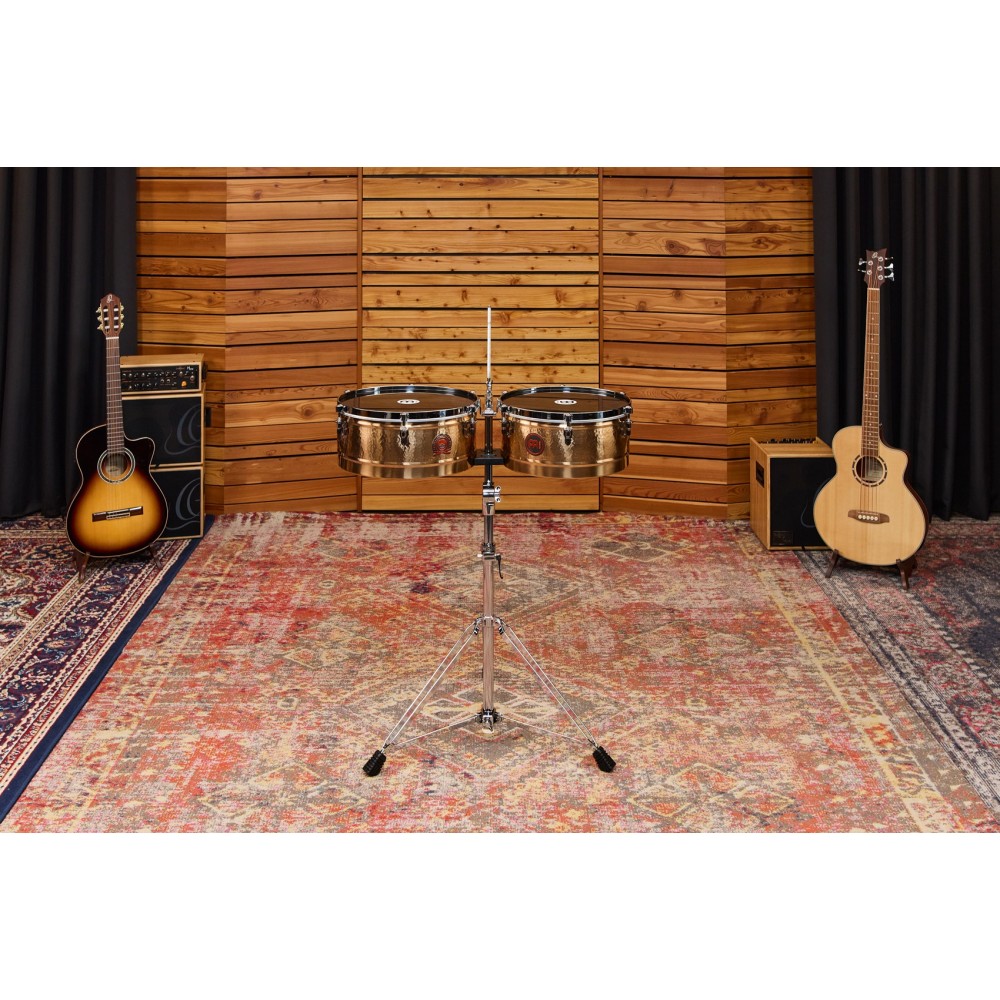 Тімбалес MEINL Percussion Artist Series Patricio "El Chino" Diaz Timbales 14" & 15" Bronze PD1415 Тімбалес MEINL Percussion Artist Series Patricio "El Chino" Diaz Timbales 14" & 15" Bronze PD1415