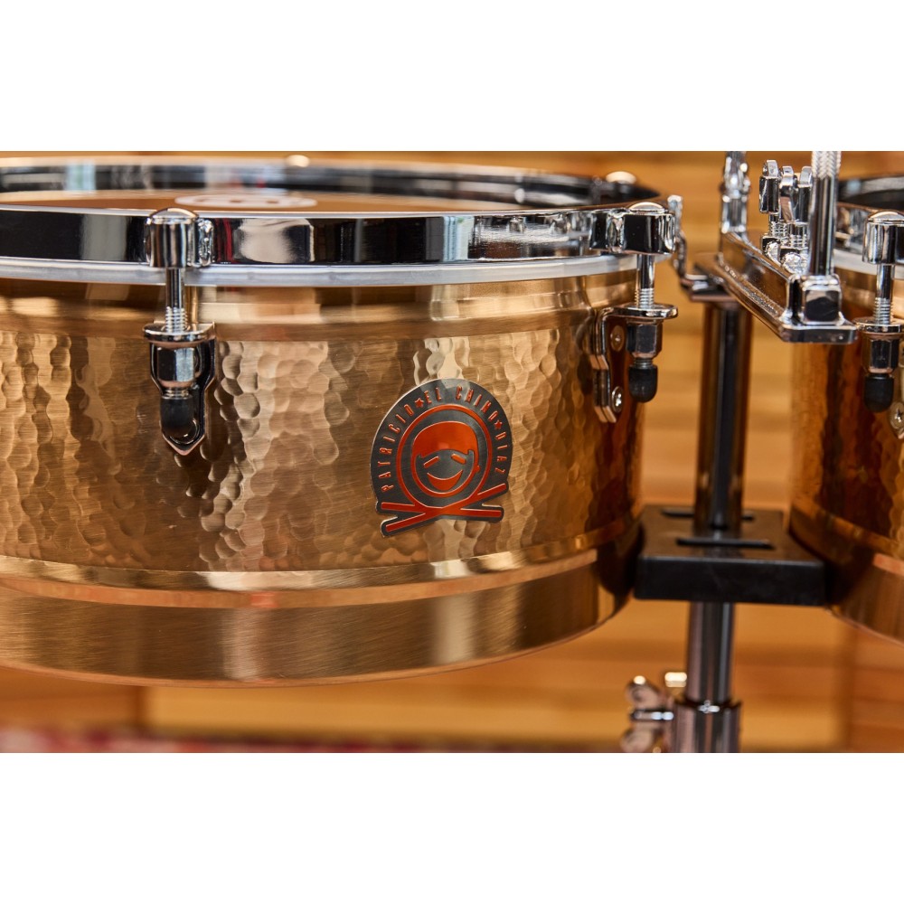 Тімбалес MEINL Percussion Artist Series Patricio "El Chino" Diaz Timbales 14" & 15" Bronze PD1415 Тімбалес MEINL Percussion Artist Series Patricio "El Chino" Diaz Timbales 14" & 15" Bronze PD1415