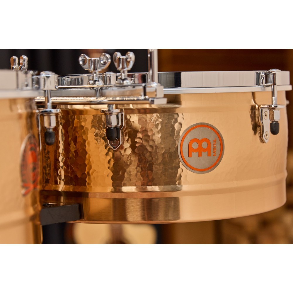 Тімбалес MEINL Percussion Artist Series Patricio "El Chino" Diaz Timbales 14" & 15" Bronze PD1415 Тімбалес MEINL Percussion Artist Series Patricio "El Chino" Diaz Timbales 14" & 15" Bronze PD1415