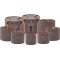 Набір захисних чохлів для співаючих чаш MEINL Sonic Energy Crystal Singing Bowl Travel Bag Set Brown CSBPSSET3