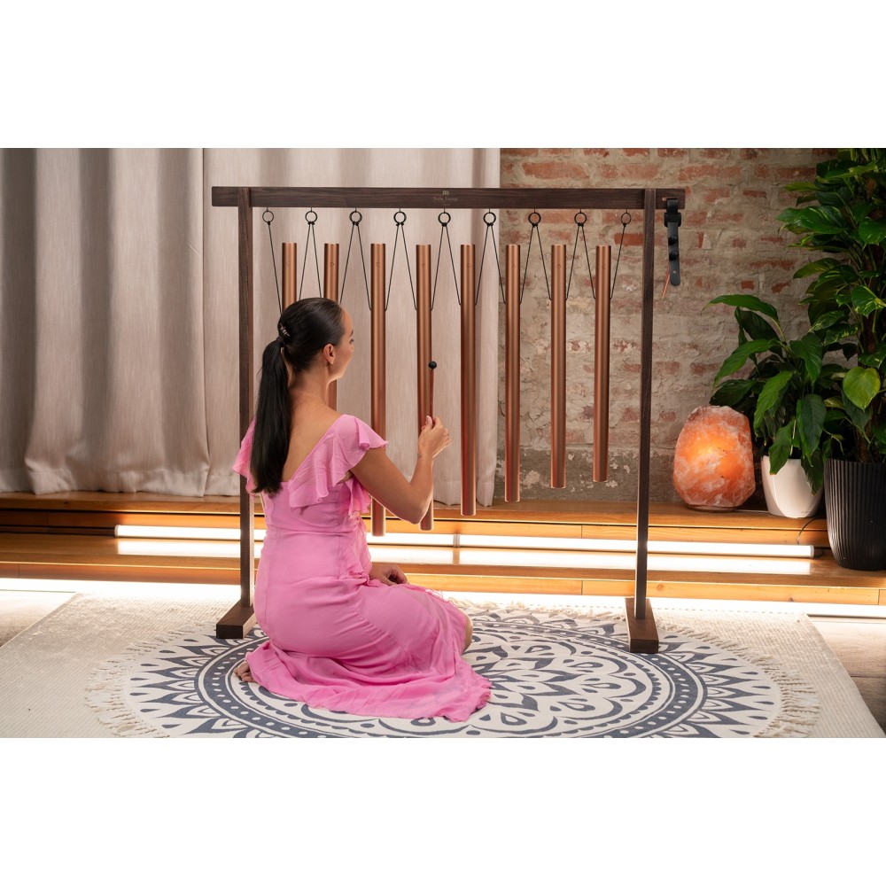 Набір чаймс MEINL Sonic Energy Sound Bath Tube Chime Set, 440 Hz, Bronze SBTSETM Набір чаймс MEINL Sonic Energy Sound Bath Tube Chime Set, 440 Hz, Bronze SBTSETM