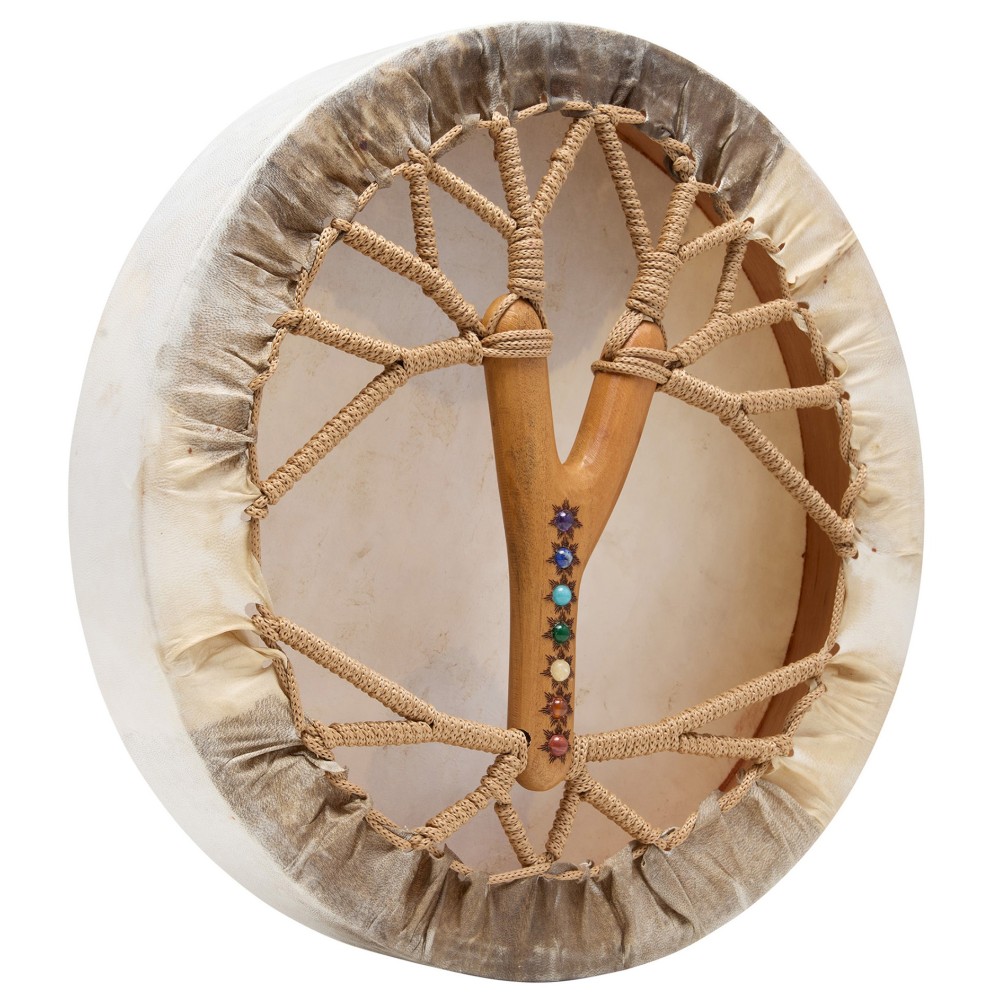 15.35" Фрейм барабан MEINL Sonic Energy Spirit Drum 7 Chakra Gemstones SD15LBCHA 15.35" Фрейм барабан MEINL Sonic Energy Spirit Drum 7 Chakra Gemstones SD15LBCHA
